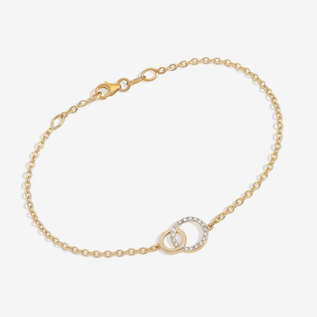 Together Forever Diamond Bracelet | 9ct Gold