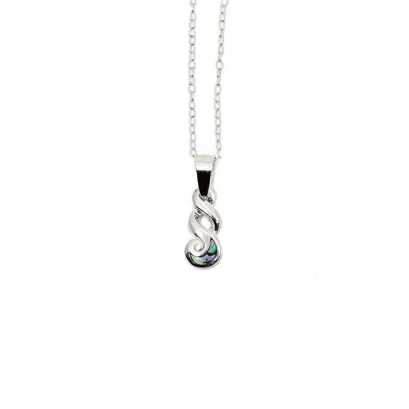 Twist Necklace with Pāua shell | by Little Taonga