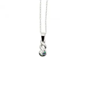Twist Necklace with Pāua shell | by Little Taonga