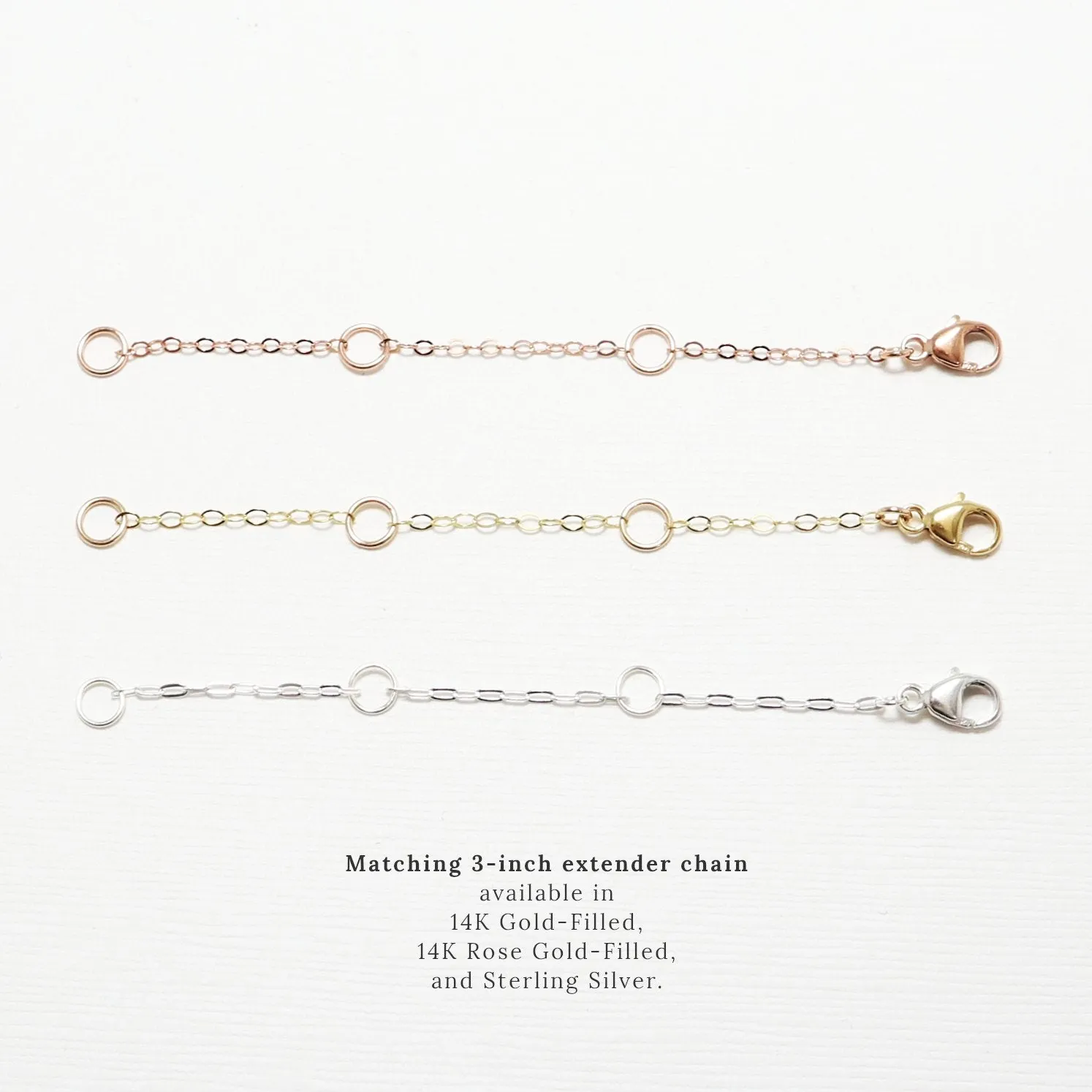 Unity Linked Large Circle RoseGold Necklace