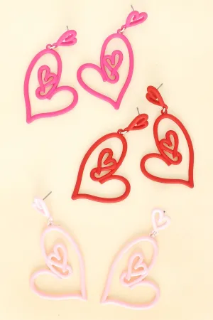 Valentine/Heart/Love Themed Earrings