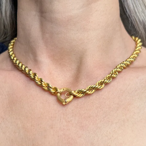 Victorian Rope Chain Necklace