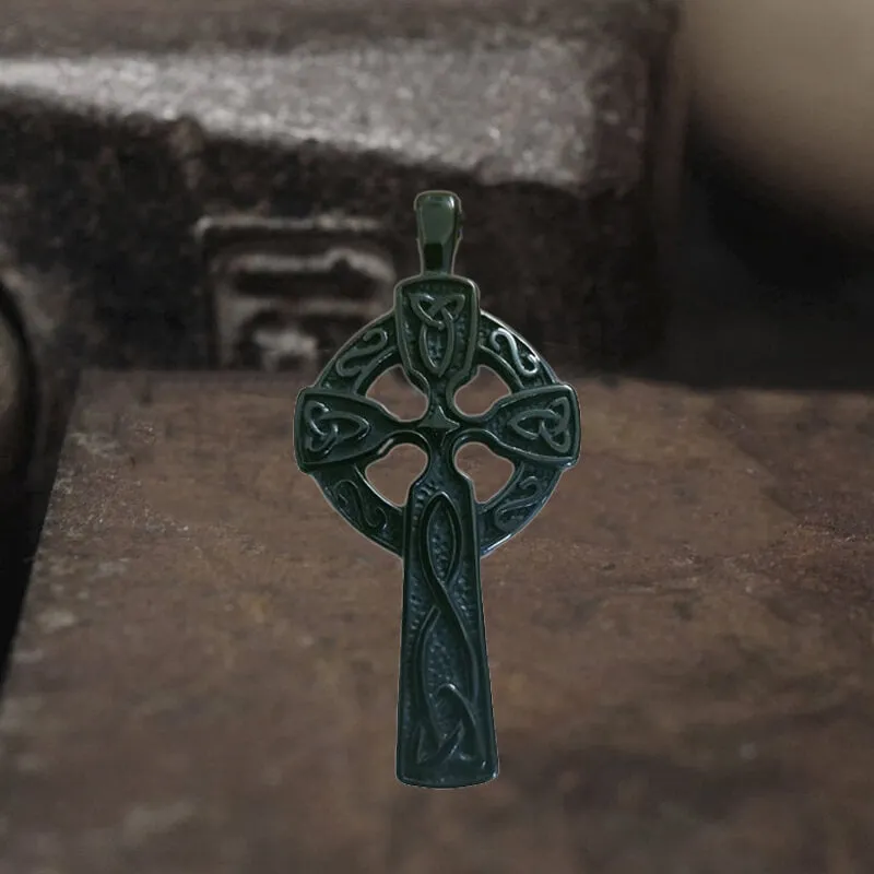Viking Celtic Cross Stainless Steel Pendant