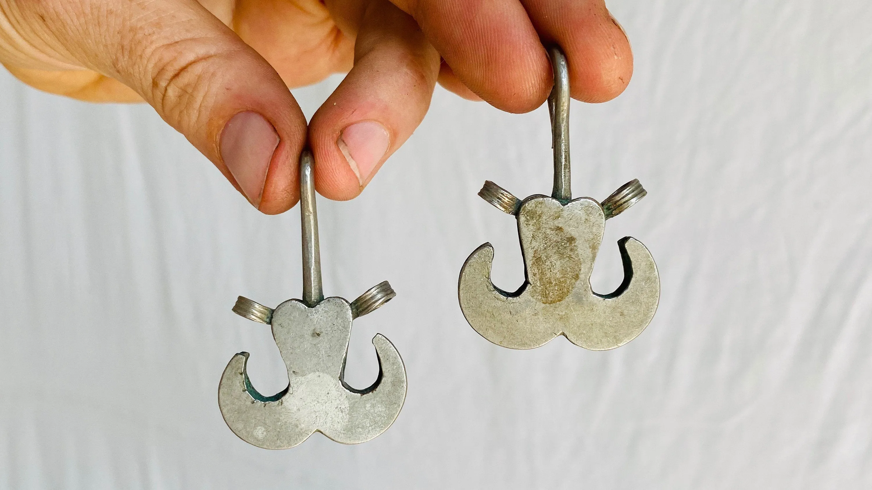 Vintage Kuchi Tribal Earrings.
