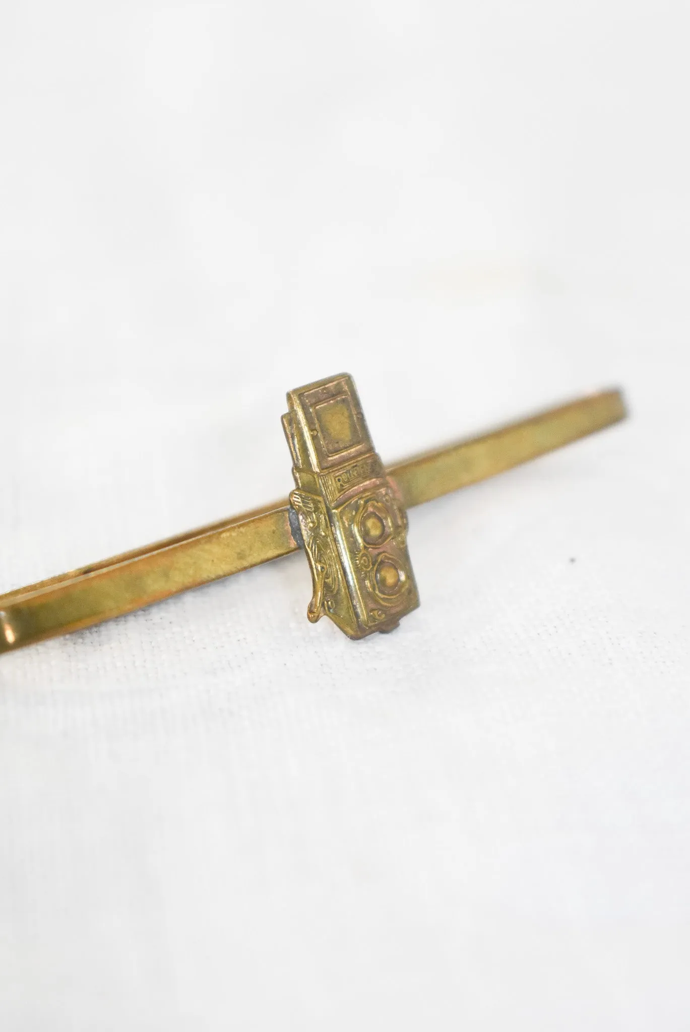 Vintage Rolleiflex camera tie clip